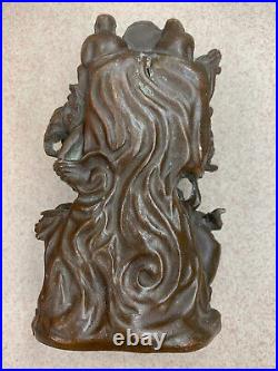 Large Chinese Bronze Hand Made 18Monks & Buddha Statue