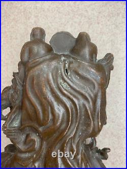 Large Chinese Bronze Hand Made 18Monks & Buddha Statue