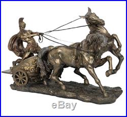 Large Roman Chariot Sculpture Statue Figurine GREAT GIFT WELL MADE
