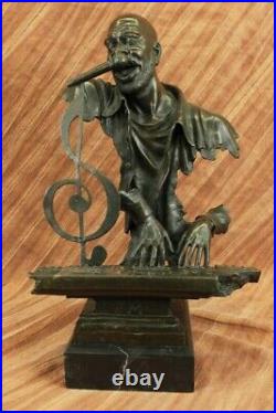 Large Singer Musician Music Organ Hot Cast Bronze Sculpture Statue Hand Made Art