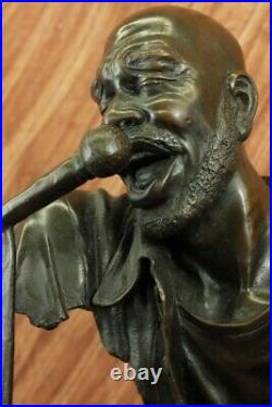 Large Singer Musician Music Organ Hot Cast Bronze Sculpture Statue Hand Made LRG