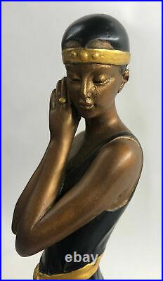 Large Size Bronze art nouveau statue Nymph of the Fields Made by Lost Wax Decor