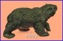 Large size Bronze American Brown Bear Statue Casting Hand Made Artwork Figurine