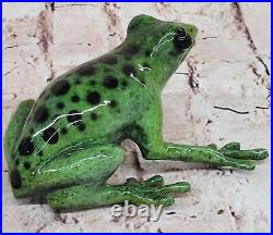 Limited Edition Bronze Frogman Statue Hand Made Amphibian for Pond Decor Sale