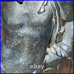 Made in Italy Narcissus Dionysus Pompeii Bronze Statue Sculpture Approx 11 Tall Made in Italy Narcissus Dionysus Pompeii Bronze Statue Sculpture Approx 11 Tall