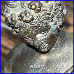 Made in Italy Narcissus Dionysus Pompeii Bronze Statue Sculpture Approx 11 Tall Made in Italy Narcissus Dionysus Pompeii Bronze Statue Sculpture Approx 11 Tall