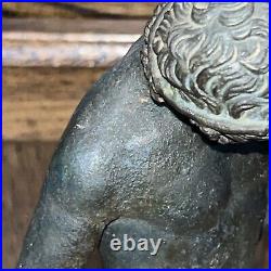 Made in Italy Narcissus Dionysus Pompeii Bronze Statue Sculpture Approx 11 Tall Made in Italy Narcissus Dionysus Pompeii Bronze Statue Sculpture Approx 11 Tall