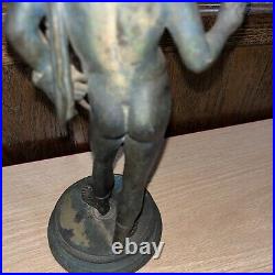 Made in Italy Narcissus Dionysus Pompeii Bronze Statue Sculpture Approx 11 Tall Made in Italy Narcissus Dionysus Pompeii Bronze Statue Sculpture Approx 11 Tall