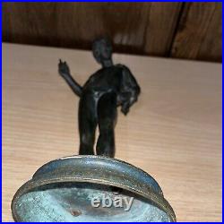 Made in Italy Narcissus Dionysus Pompeii Bronze Statue Sculpture Approx 11 Tall Made in Italy Narcissus Dionysus Pompeii Bronze Statue Sculpture Approx 11 Tall