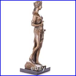 Made of Bronze Signed Female Nude Figure