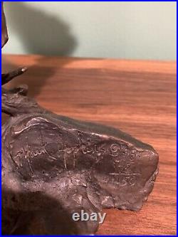Mark hopkins bronze mountain majesty incredibly rare 28 tall only a few made