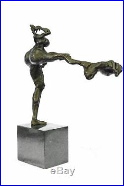 Modernist Modern MID Century Abstract Bronze Statue Sculpture Hand Made Figurine