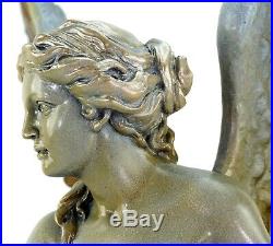 Monumental Angel Statue Angel Made from Bronze Signed Thorvaldsen, Limited