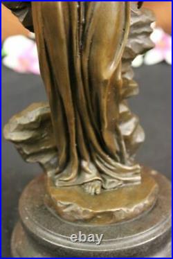 Mother Nature Goddess Garden Statue 100% Pure Bronze Sculpture Hand Made Statue