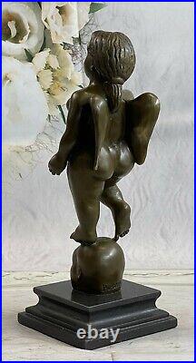 Museum Quality Hand Made by Lost Wax Botero Tribute Bronze Figurine Home Nude