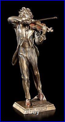 Niccolò Paganini Figure Veronese Statue Bronze Look Musician Violin