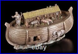 Noah's Ark Box Decorative Figure Statue Can Veronese Bronze Look
