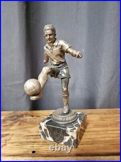 Old bronze sculpture football trophy sculpture figure trophy Statue