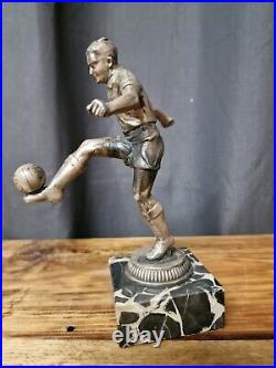 Old bronze sculpture football trophy sculpture figure trophy Statue
