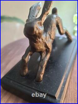 One of a kind Bronze Sculpture Hand Made Statue Figure Artwork Bunny Rabbit