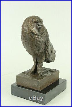 Pablo Picasso Famous Owl Bronze Sculpture Hand Made Marble Base Statue Sale