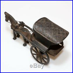 Pakistan-circa 1000-1200 Ad Bronze Chariot Ornament Statue-hand Made