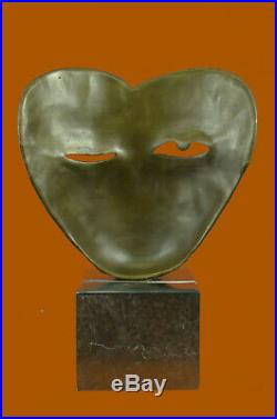 Picasso Abstract Faces Statue Figurine Bronze Sculpture Hand Made Statue