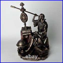 Polystone Bronze GALILEO Statue Sculpture Made In Italy 21 Cm Height In Box Polystone Bronze GALILEO Statue Sculpture Made In Italy 21 Cm Height In Box