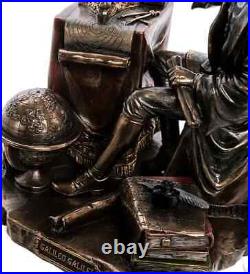 Polystone Bronze GALILEO Statue Sculpture Made In Italy 21 Cm Height In Box Polystone Bronze GALILEO Statue Sculpture Made In Italy 21 Cm Height In Box