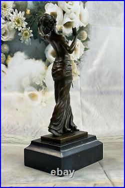 Rare Art Deco Greek Nude Goddess statue by Preiss Hand Made Bronze Masterpiece