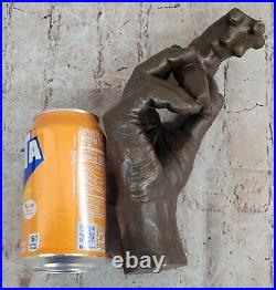 Rodin Creation Hand Made Genuine Bronze Sculpture Lost Wax Method Artwork Sale