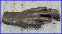 Rodin Creation Hand Made Genuine Bronze Sculpture Lost Wax Method Artwork Sale