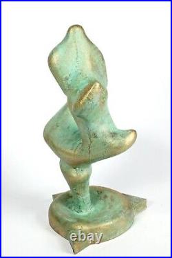 Sculpture Bronze Original Autographed Unique El Niño Art Loeschner-Gornau