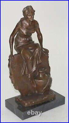 Sexy Maiden Hand Made Bronze Sculpture Figurine Lost Wax Method Figure Art Decor Sexy Maiden Hand Made Bronze Sculpture Figurine Lost Wax Method Figure Art Decor