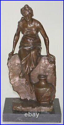Sexy Maiden Hand Made Bronze Sculpture Figurine Lost Wax Method Figure Art Decor Sexy Maiden Hand Made Bronze Sculpture Figurine Lost Wax Method Figure Art Decor