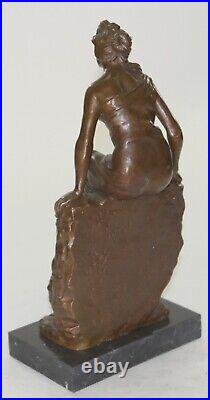 Sexy Maiden Hand Made Bronze Sculpture Figurine Lost Wax Method Figure Art Decor Sexy Maiden Hand Made Bronze Sculpture Figurine Lost Wax Method Figure Art Decor