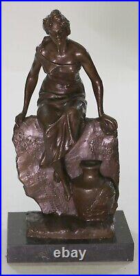 Sexy Maiden Hand Made Bronze Sculpture Figurine Lost Wax Method Figure Art Decor Sexy Maiden Hand Made Bronze Sculpture Figurine Lost Wax Method Figure Art Decor