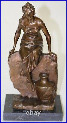 Sexy Maiden Hand Made Bronze Sculpture Figurine Lost Wax Method Figure Art Decor Sexy Maiden Hand Made Bronze Sculpture Figurine Lost Wax Method Figure Art Decor