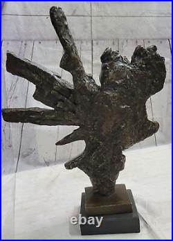 Signed Bronze Couple Sculpture Handmade Fine`Encounter` European Made Spain Sale