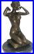 Signed_HAND_MADE_bronze_statue_kneeling_girl_sculpture_New_Necklace_SALE_Art_01_zqlu
