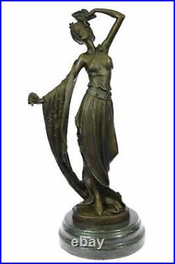 Signed Original Kassin A Tribute To Erte Bronze Sculpture Hand Made Figurine