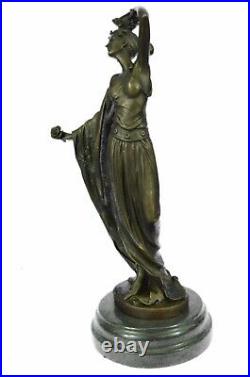 Signed Original Kassin A Tribute To Erte Bronze Sculpture Hand Made Figurine