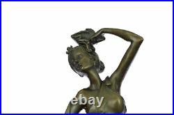 Signed Original Kassin A Tribute To Erte Bronze Sculpture Hand Made Figurine