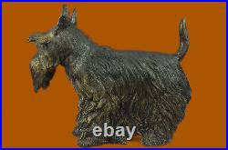 Solid Bronze Scottish Scottie Terrier Hot Cast Sculpture Hand Made Statue Sale