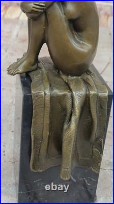 Solid Genuine Bronze Nude Lady Sitting Bronze Sculpture Hand Made Statue Solid Genuine Bronze Nude Lady Sitting Bronze Sculpture Hand Made Statue