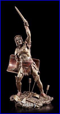 Spartacus Figure Gladiator Statue Sword Shield Veronese Bronze Look