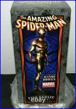 Spiderman Bowen Statue Faux Bronze Gem Only /500 Made New Sealed Gem Piece