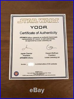 Star Wars Yoda Bronze Only 250 Made By Attakus