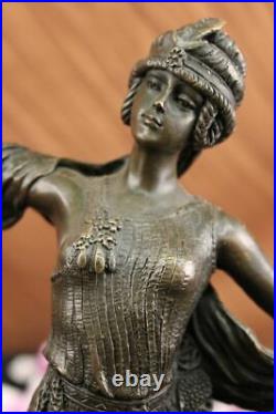 Stunning art deco style bronze statue of a Turkish dancer Hand Made Figure Deal