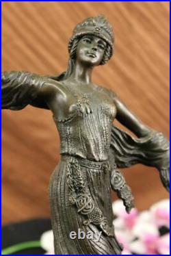 Stunning art deco style bronze statue of a Turkish dancer Hand Made Figure Deal